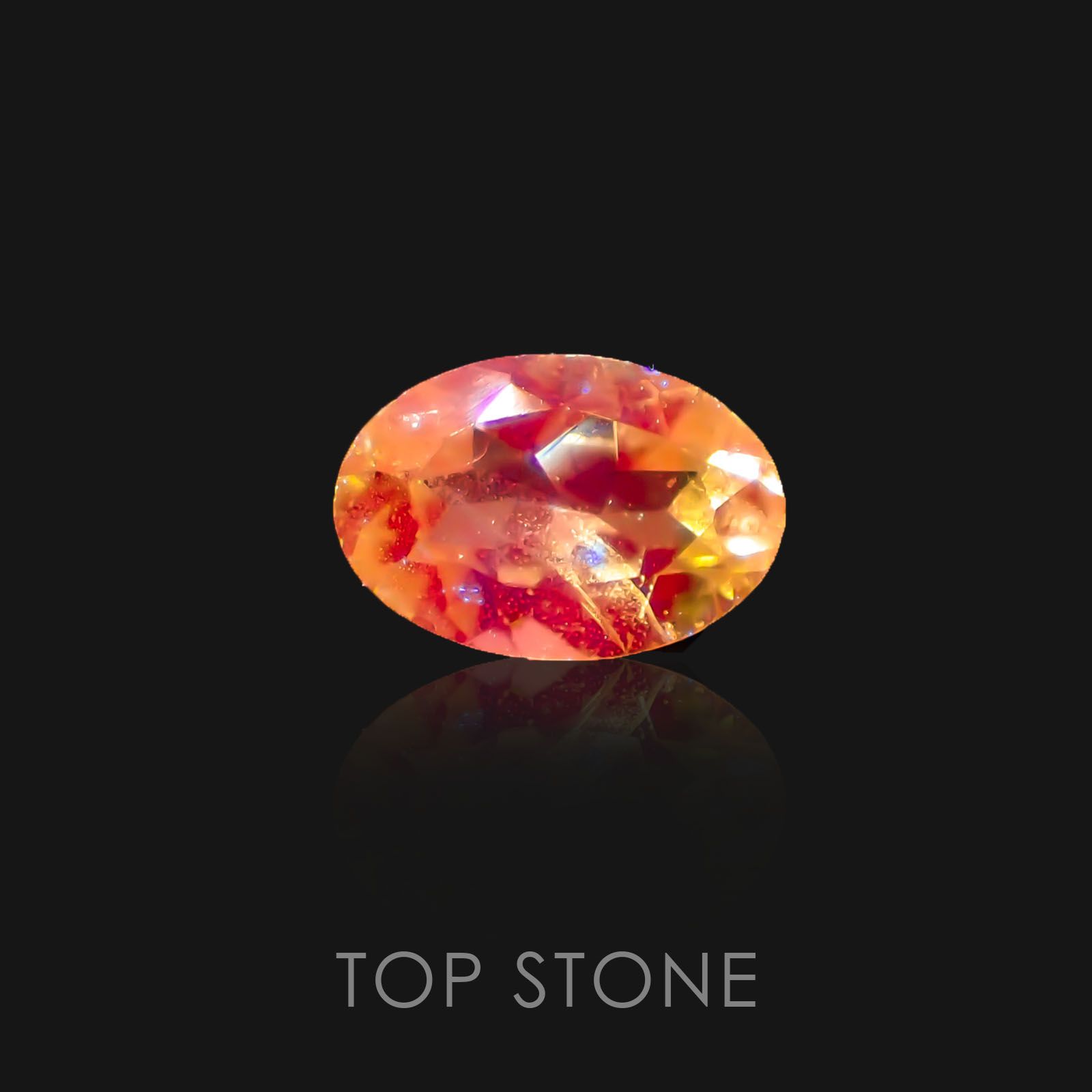 ミントガーネット タンザニア産 ルース 0.55ct[20117908]6.2×4.2mm前後