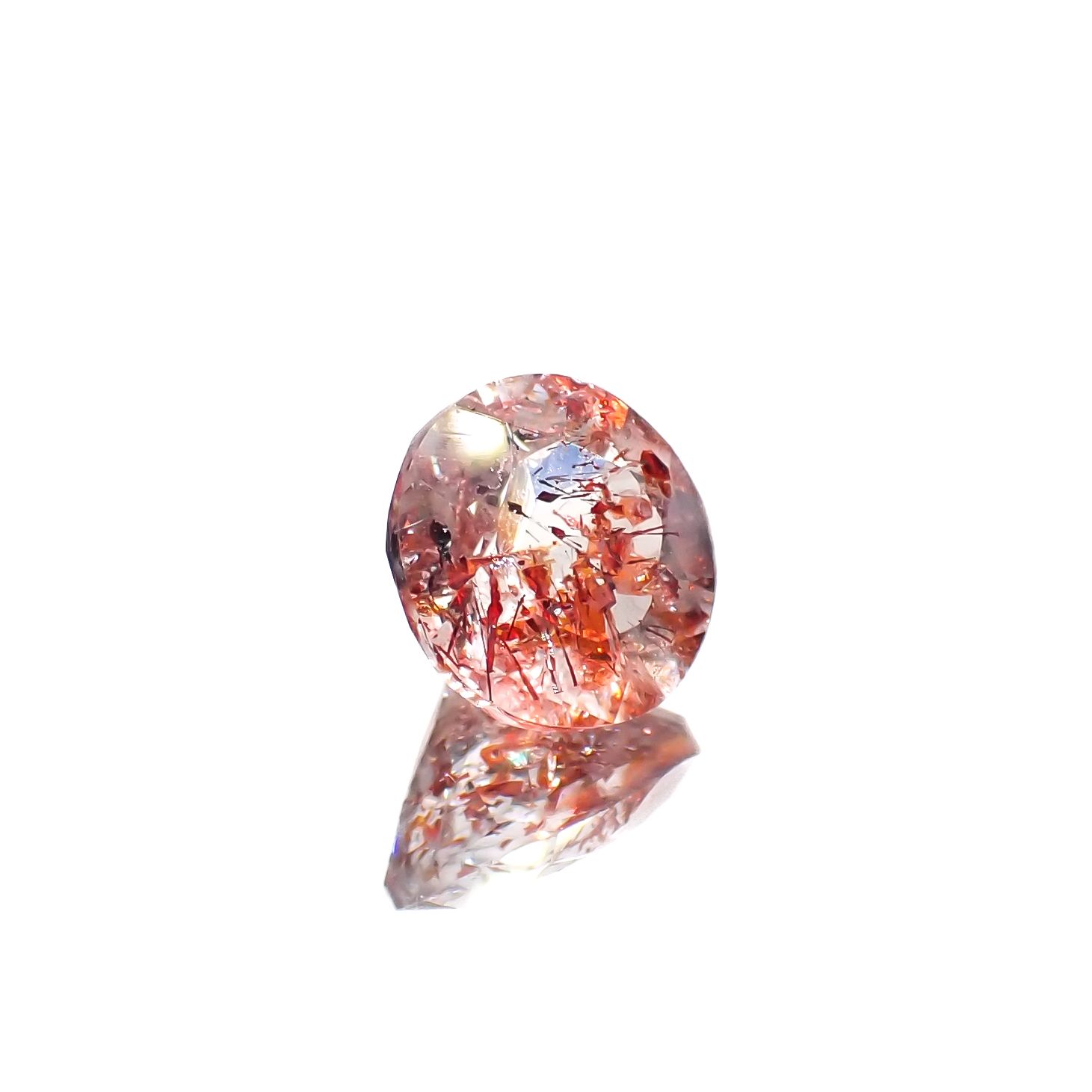 ファイヤークォーツ ナイジェリア産 1.06ct[230421750]6.8x6.7mm前後
