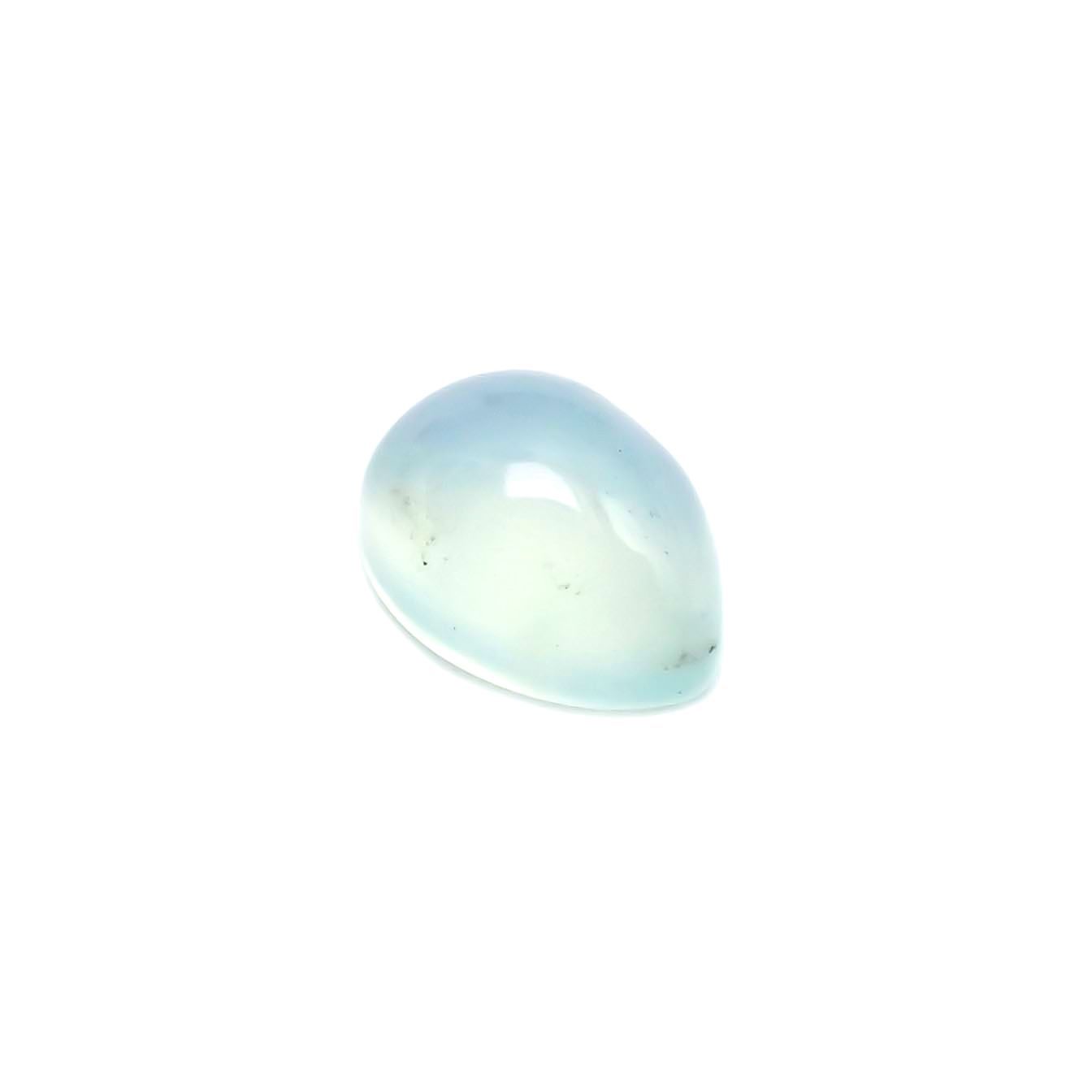 ブルーオパール(宝石名コモン オパール)ペルー産 1.17ct 識別済[230823074]8.4x6.5mm前後