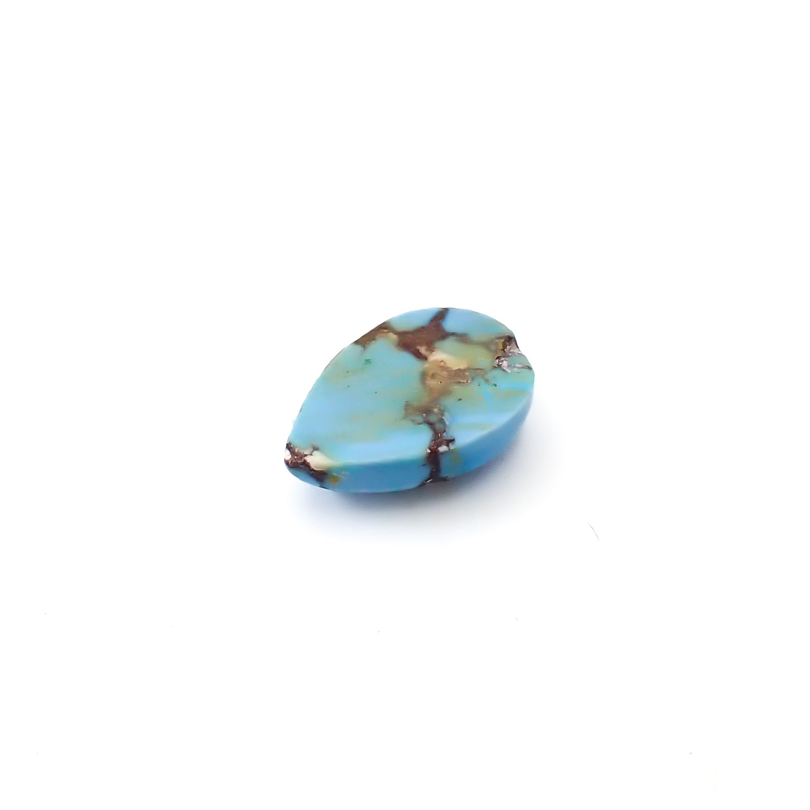 ターコイズ カザフスタン・ゴールデンヒル鉱山産 1.76ct / 10.2x7.1mm前後 [260632395]