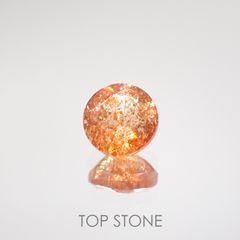 イリュージョンサンストーン タンザニア産 ルース 0.79ct[210812300]5.9×5.9mm前後