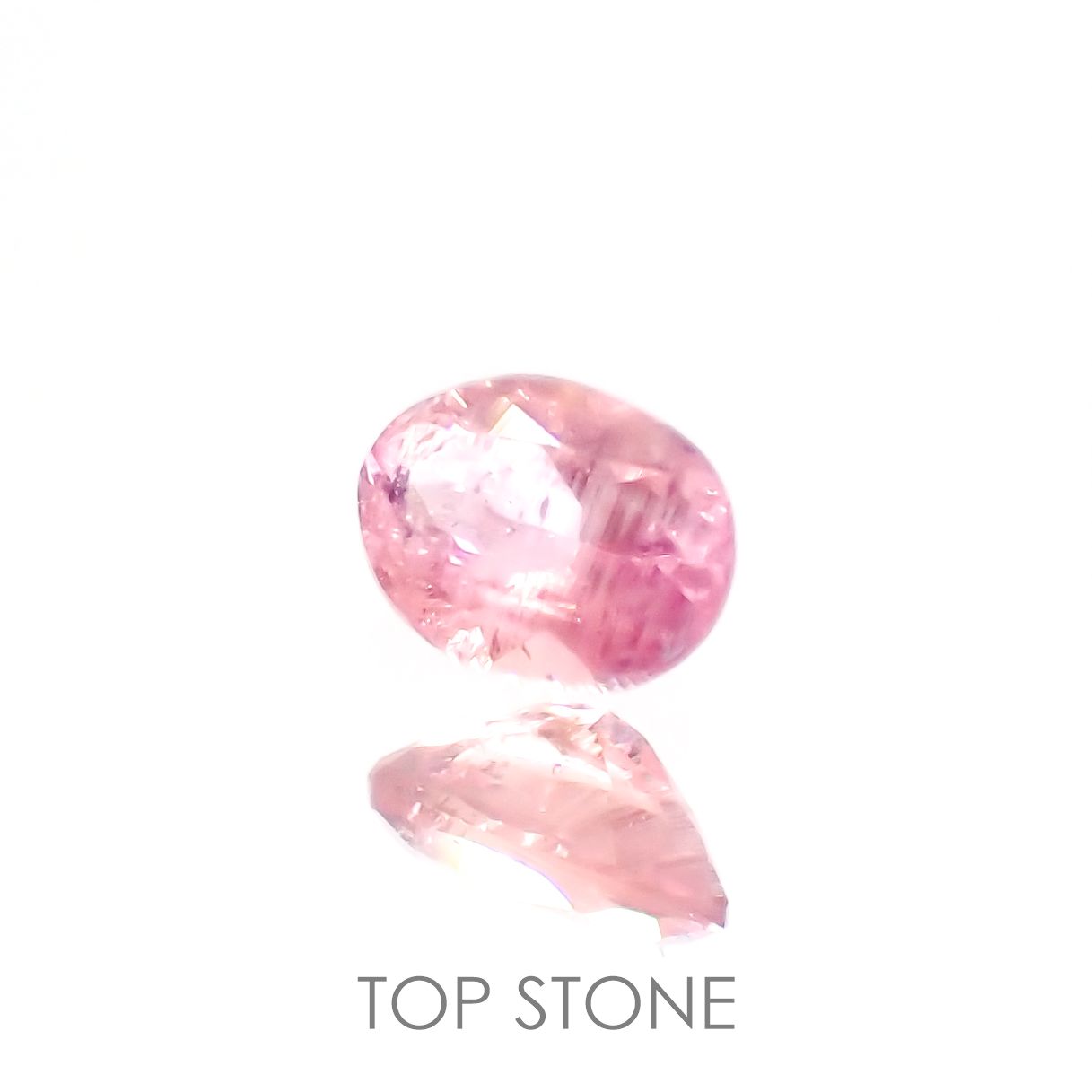 ペツォッタイト(ラズベリル)(宝石名ペツォッタイト) マダガスカル産 0.127ct ソ付(彩珠)[210812619]3.6×2.6mm前後