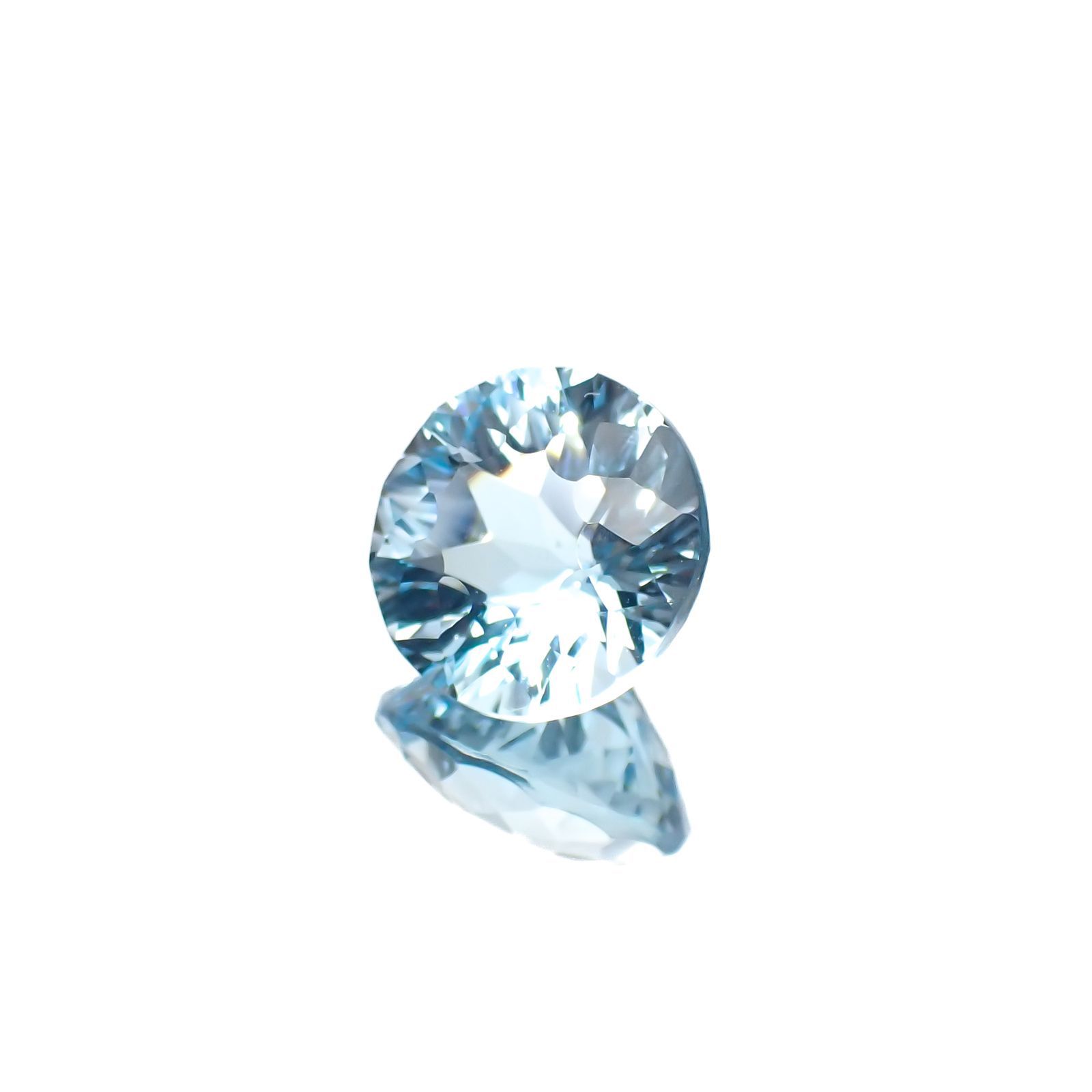 ◇カスタムカット◇ブルートパーズ ブラジル産 4.37ct [251219329]9.9x9.9mm前後