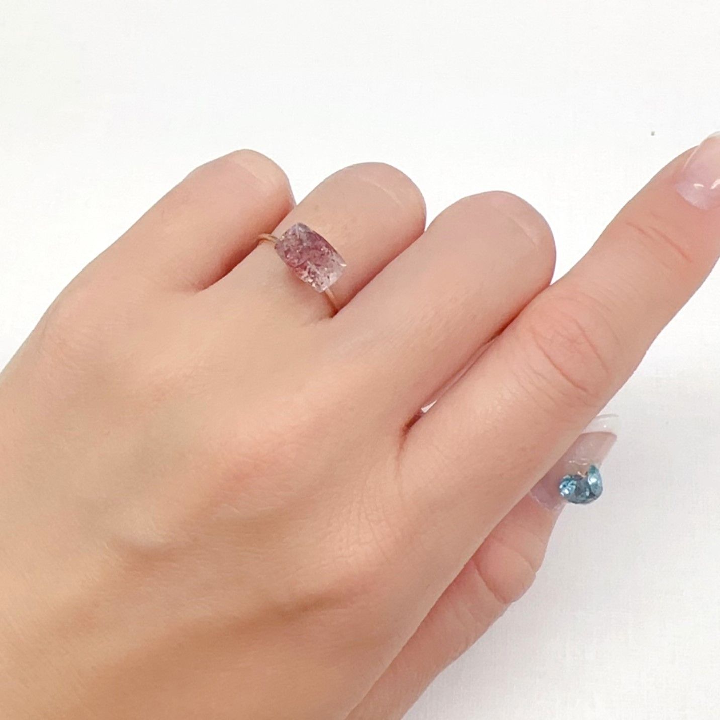 ファイヤークォーツ ナイジェリア産 1.94ct[240326716]14.8x11.6mm前後