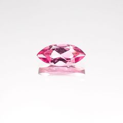 ホットピンクスピネル(宝石名ピンク・スピネル)タンザニア産 0.34ct 識別済[230823043]7.2x3.3mm前後