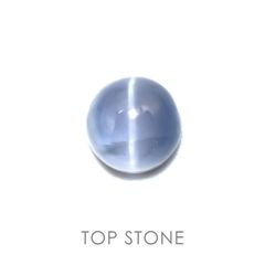 アパタイトキャッツアイ ソーティング付き マダガスカル産 ルース 1.301ct[20117734]6.4×6.3mm前後