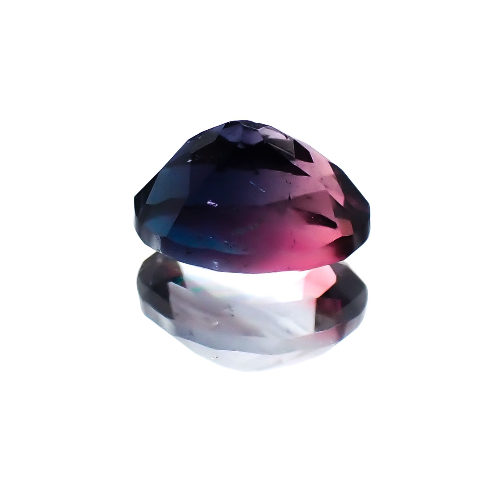 バイカラートルマリン ブラジル産 ルース 0.57ct[20127751]6×4mm前後