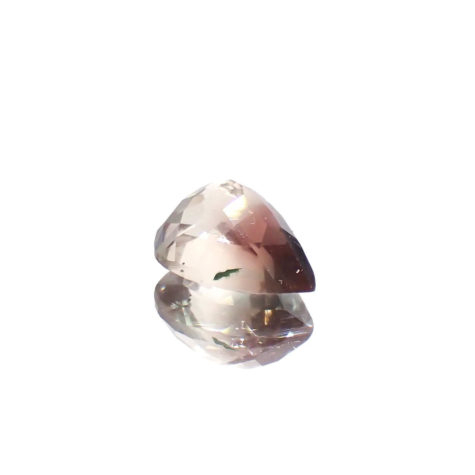 パーティカラーオレゴンサンストーン アメリカ・オレゴン州産 1.17ct[230722843]8x5.9mm前後