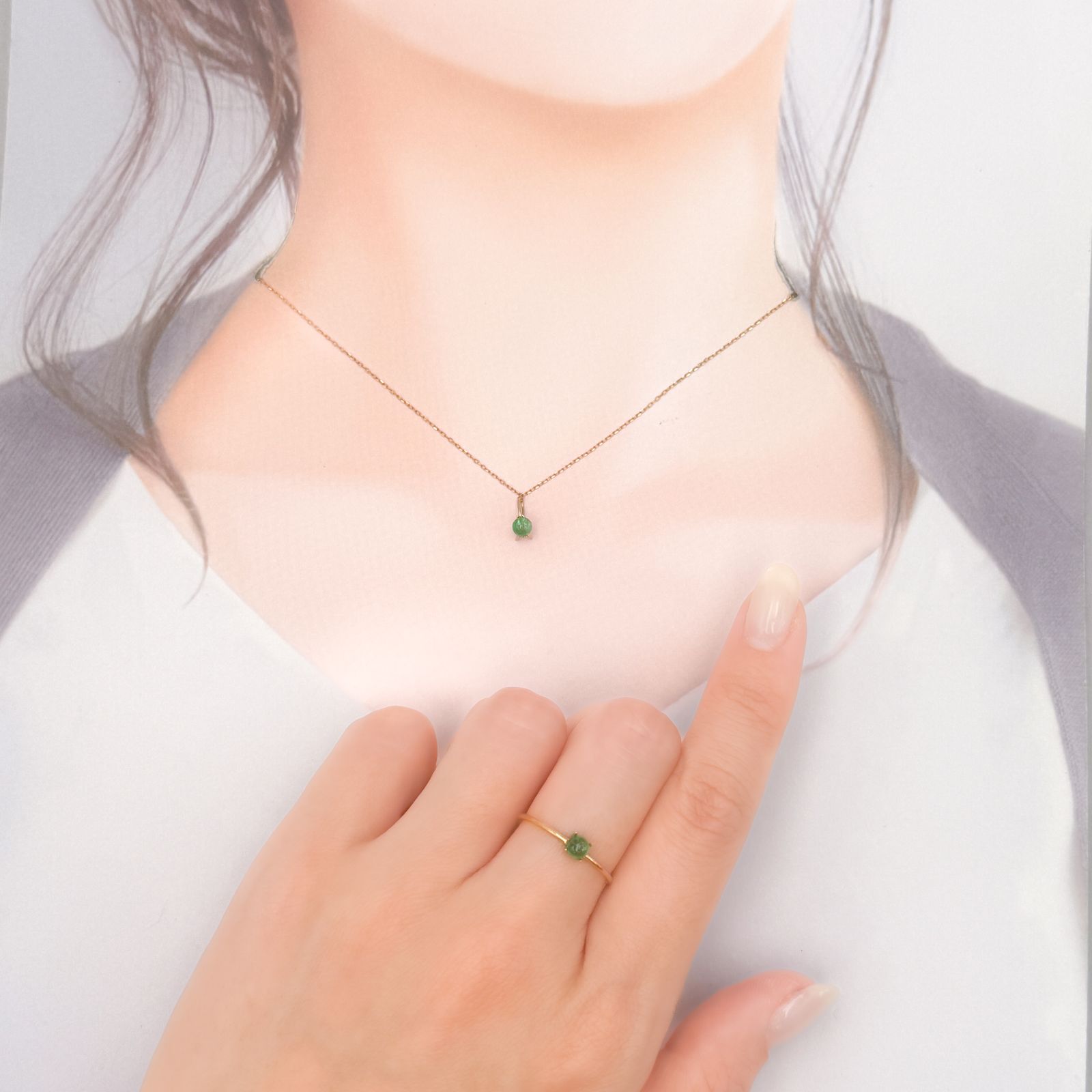 ◇ペアセット◇エメラルド コロンビア産 0.37ct(2pcs合計) [250430243]3.7x3.7mm前後