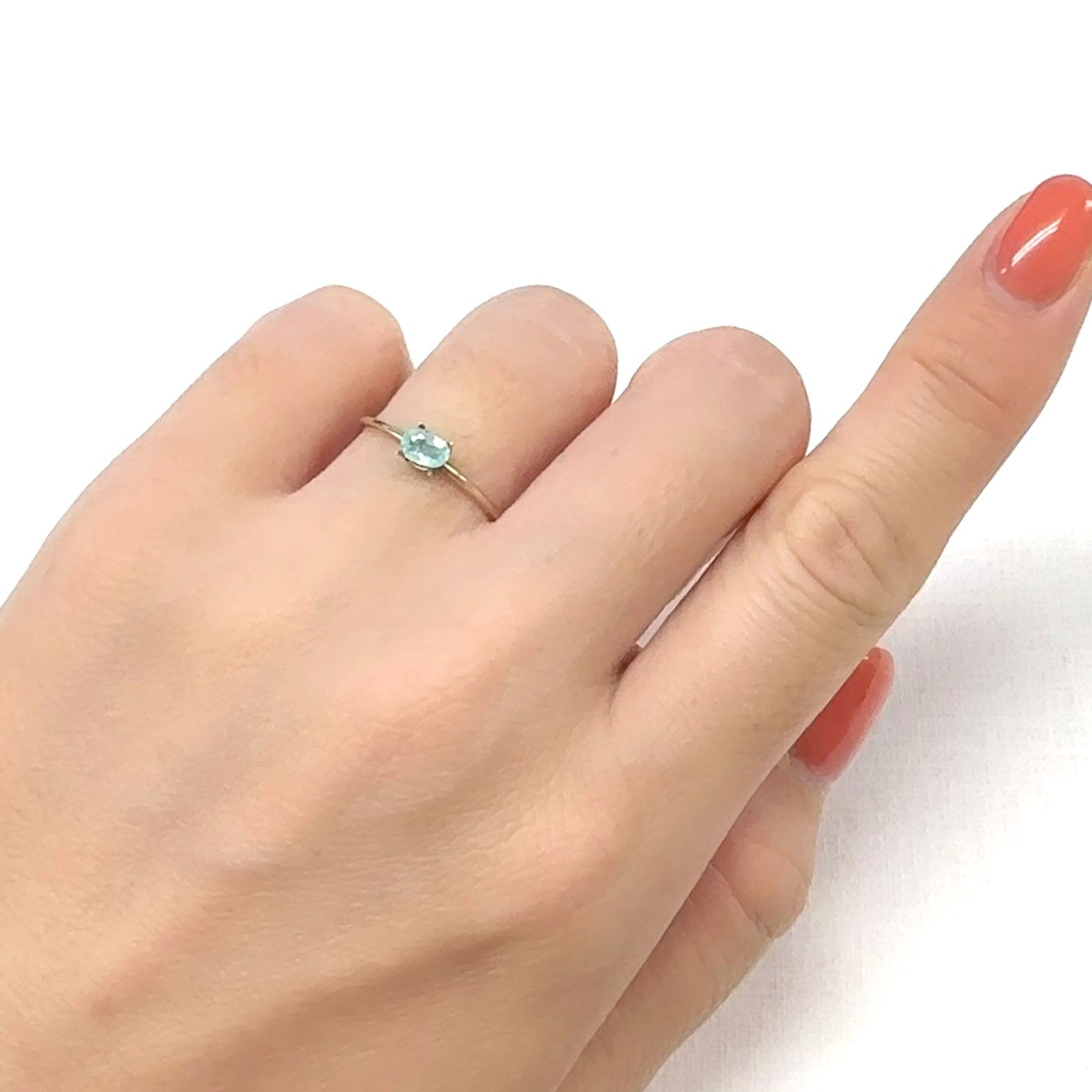 パライバトルマリン モザンビーク産 0.21ct[240928777]4.8x3.2mm前後