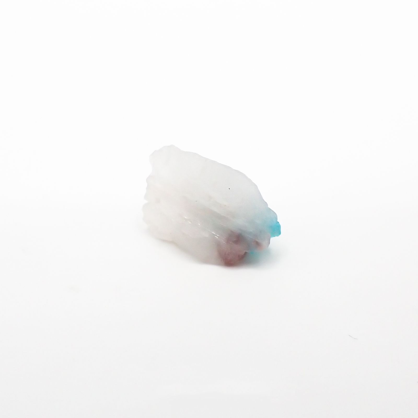 パライバトルマリンインクォーツ ブラジル・バターリャ鉱山産 原石・結晶 2.76ct[210611358]11.8×9.6mm前後