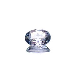 バイカラータンザナイト(宝石名タンザナイト/ゾイサイト)タンザニア産 1.18ct 識別済[230923506]8.2x5.6mm前後