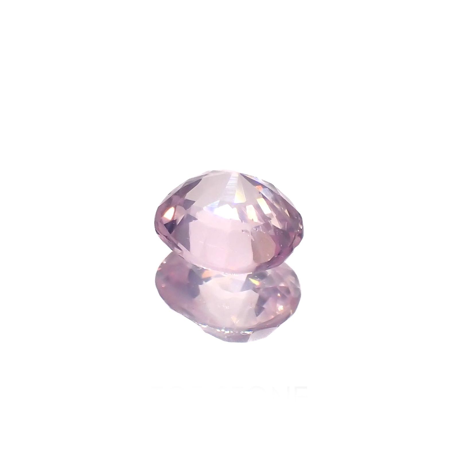 シルキーピンクサファイア 非加熱 ベトナム産 0.60ct / 5.1x4.3mm前後 [221219593]