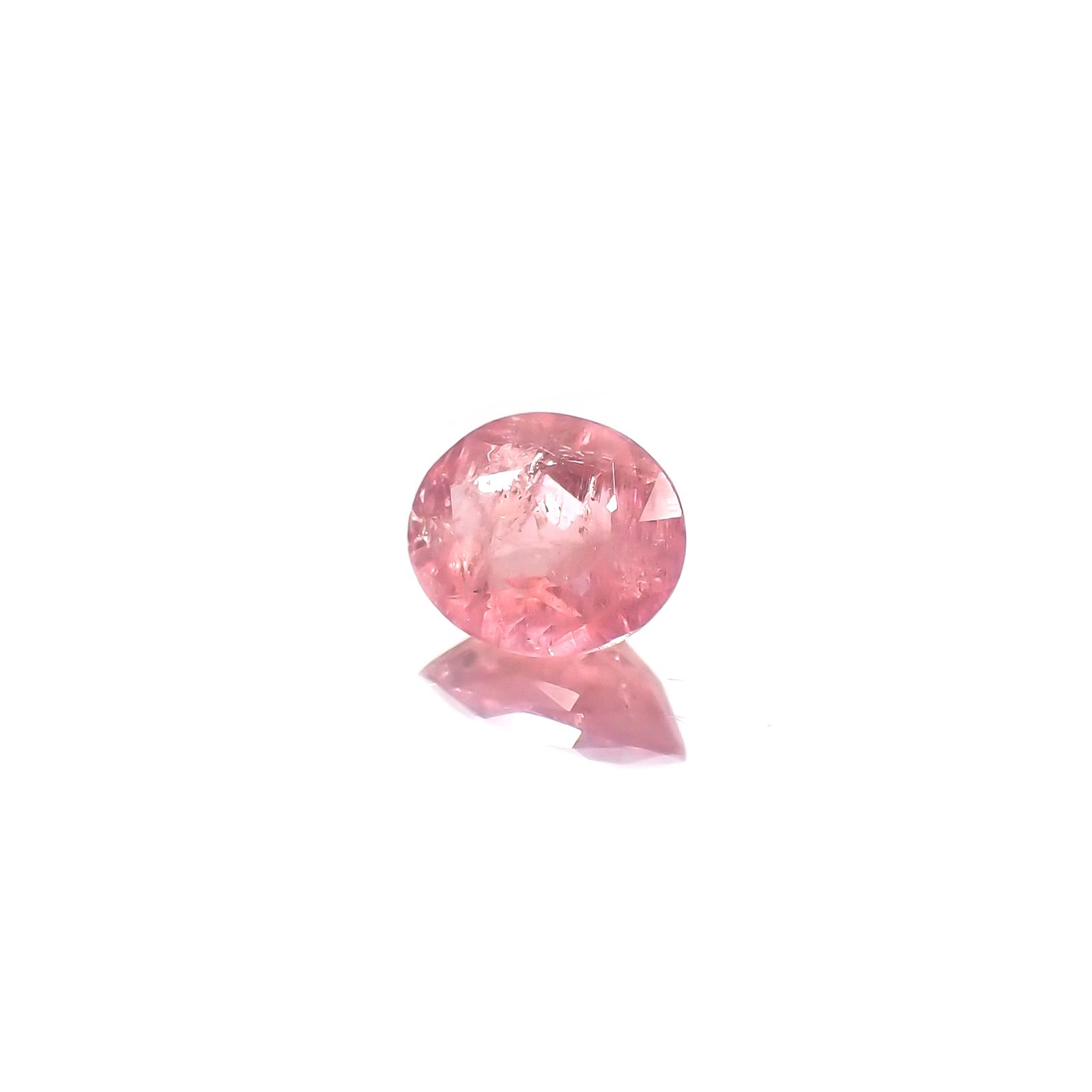 ペツォッタイト(ラズベリル)(宝石名ペツォッタイト) マダガスカル産 0.332ct ソ付(彩珠)[210711797]5.1×4.2mm前後