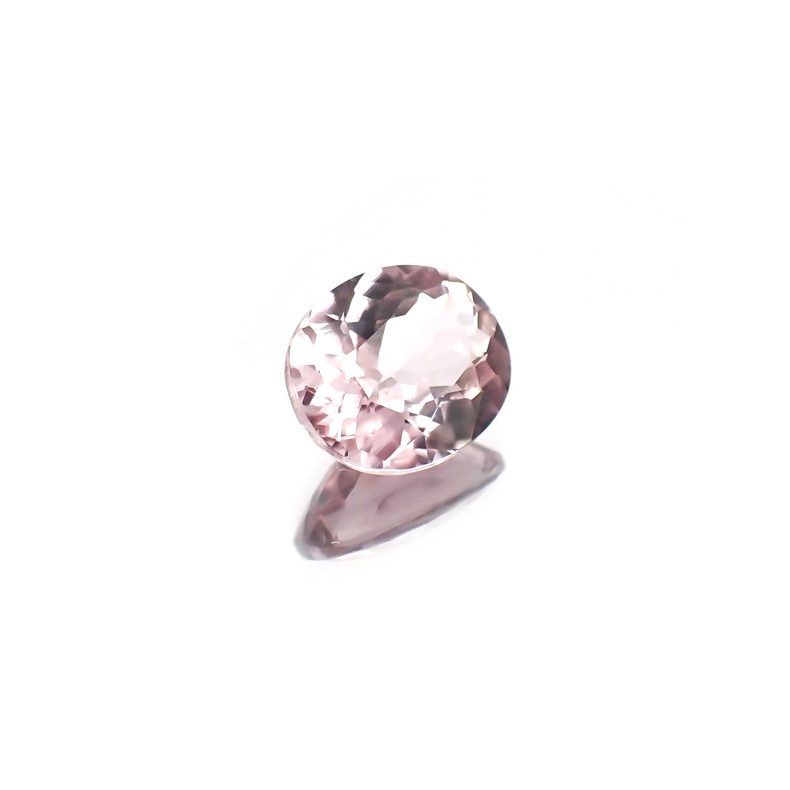 カラーシフト ピンクダイアスポア(宝石名ダイアスポア)アフガニスタン産 1.764ct ソ付(日独)[231124285]8.4x7mm前後