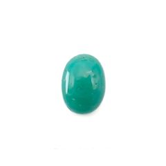 ジェムシリカ(宝石名クリソコーラ・カルセドニー)ペルー産 11.60ct 識別済[220716983]17.7x12.9mm前後