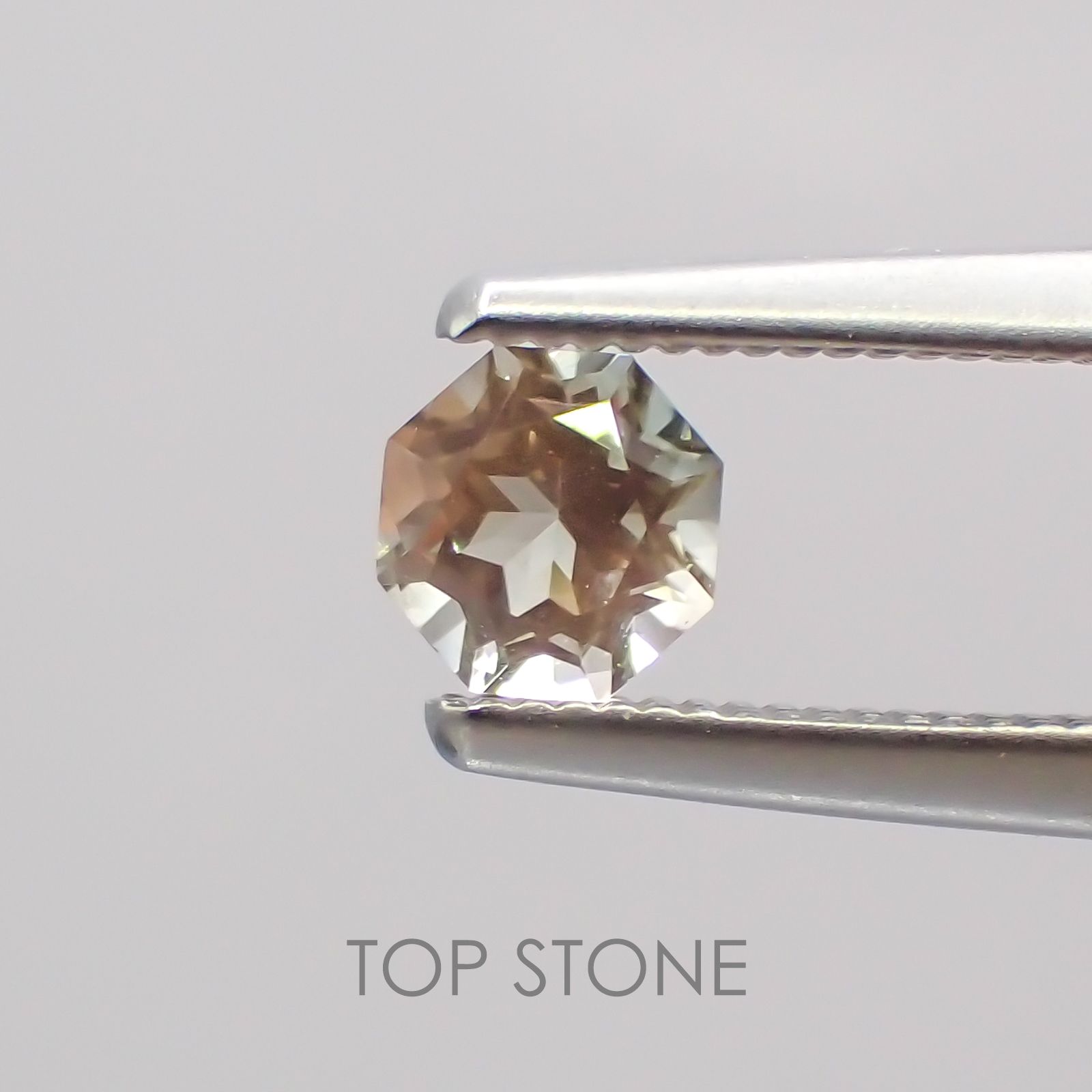 ◇オクタゴンカット◇オレゴンサンストーンSA  アメリカ産 ルース 0.31ct[210210042]4×4mm前後