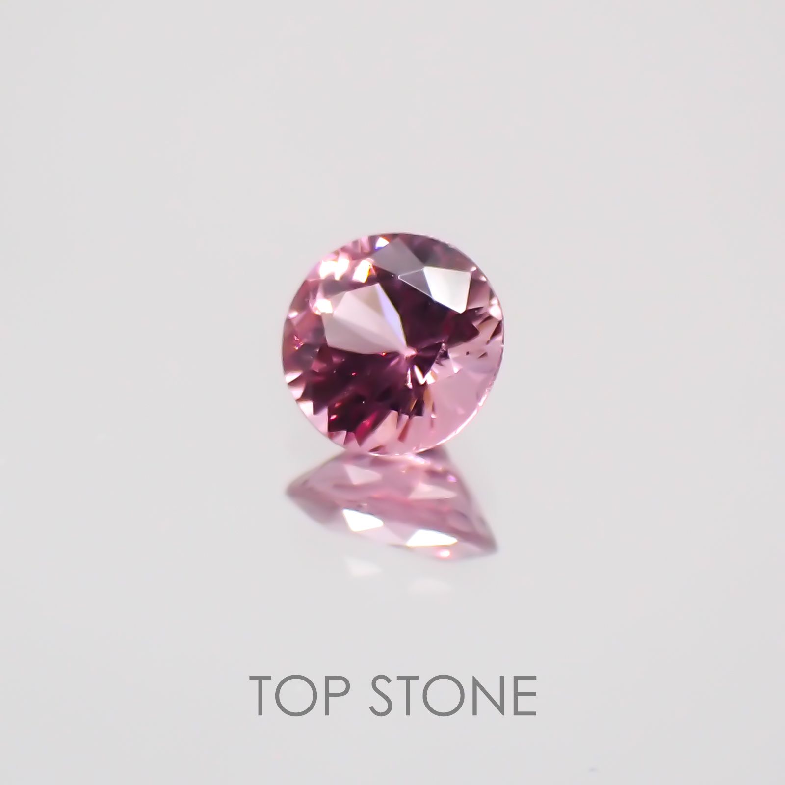 ホットピンクスピネル ビルマ産 ルース 0.27ct[210210028]4×4mm前後