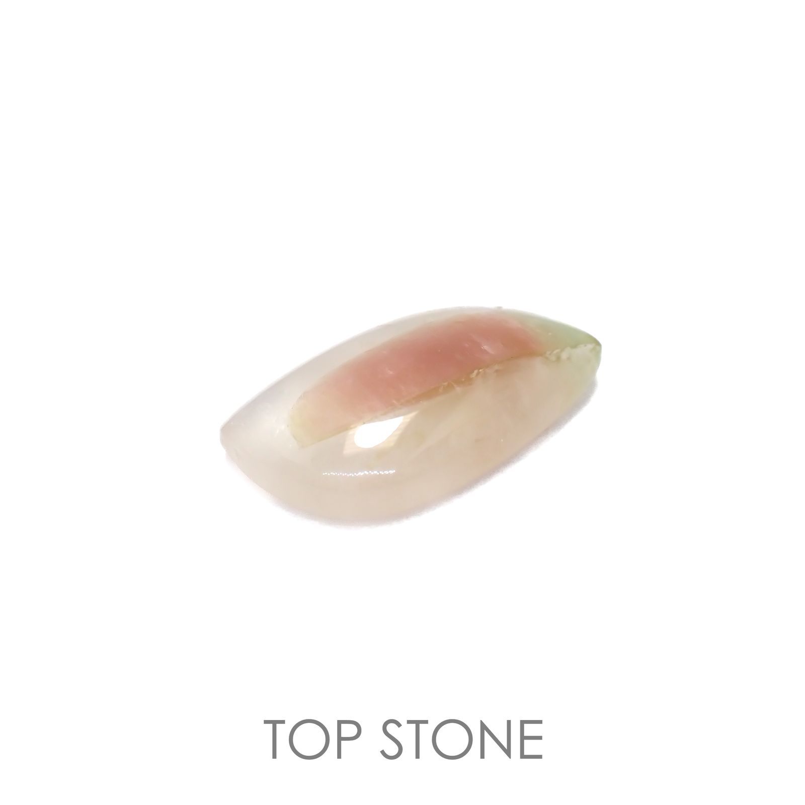 ◇フリーフォーム◇ミラクルトルマリンインクォーツ(宝石名トルマリネーテッド・クォーツ)ブラジル産 21.55ct 識別済[220917721]28.7x16mm前後
