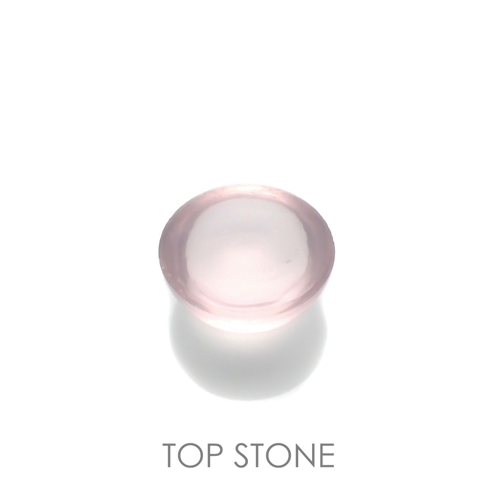 スターローズクォーツ(宝石名スター・ローズ・クォーツ) マダガスカル産 3.75ct 識別済[201912815]10.1×10.1mm前後