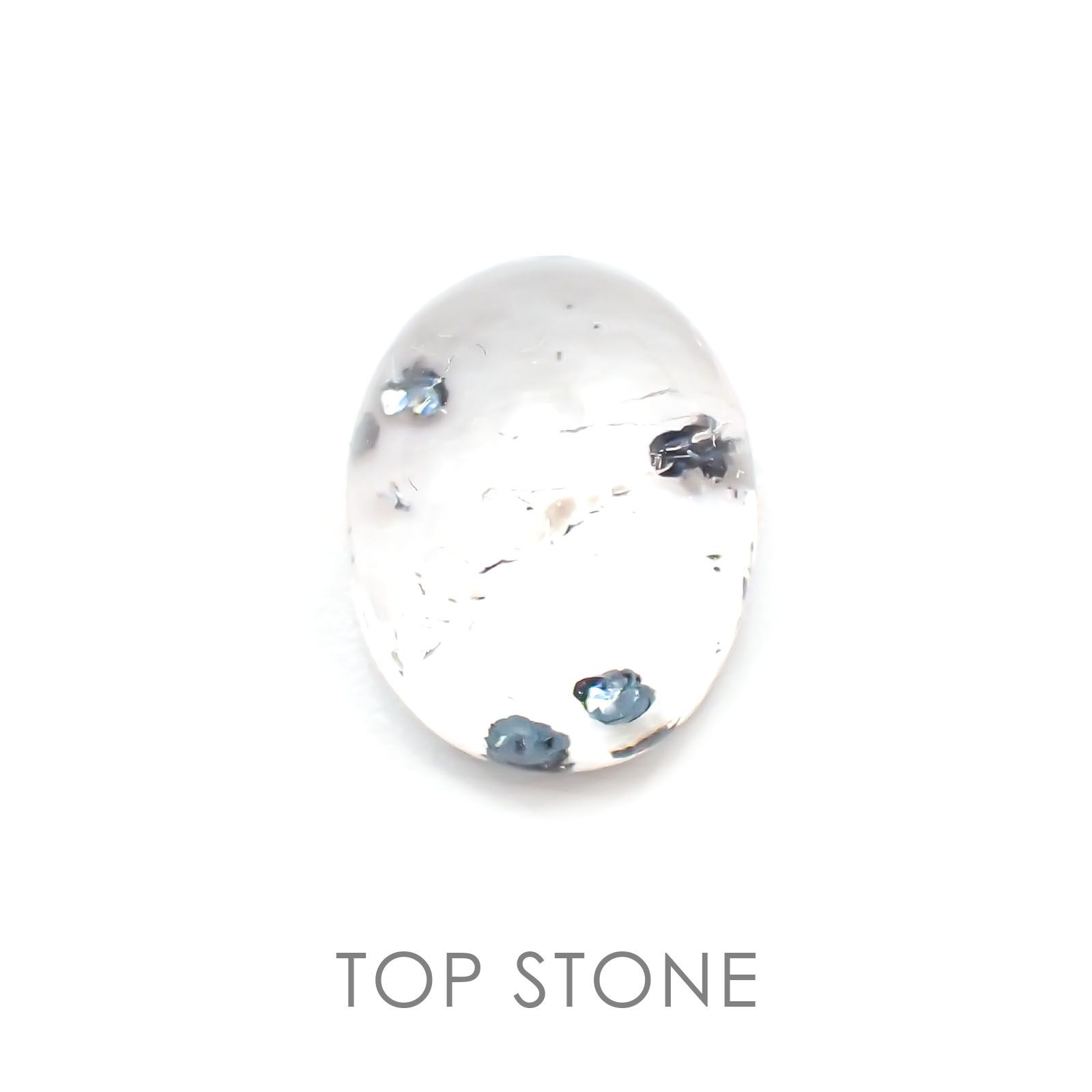 ヘマタイトインクォーツ 中国産 5.95ct[20127993]12.4×9.8mm前後