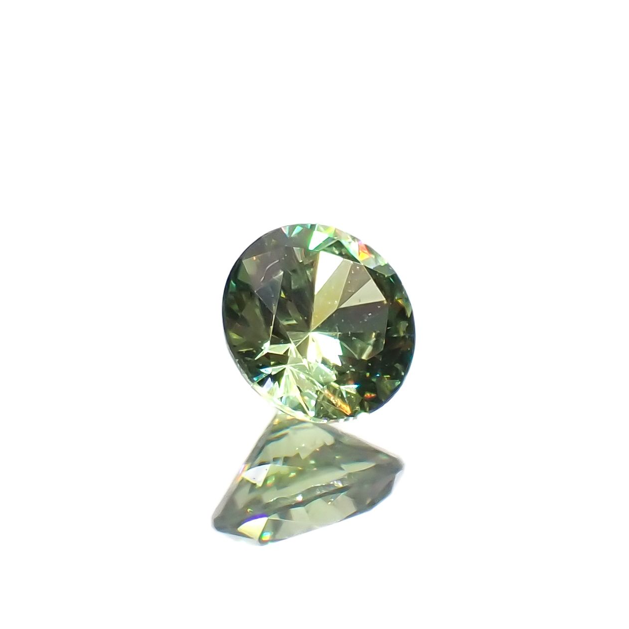 デマントイドガーネット ロシア産 0.14ct[230421604]3.1x3.1mm前後