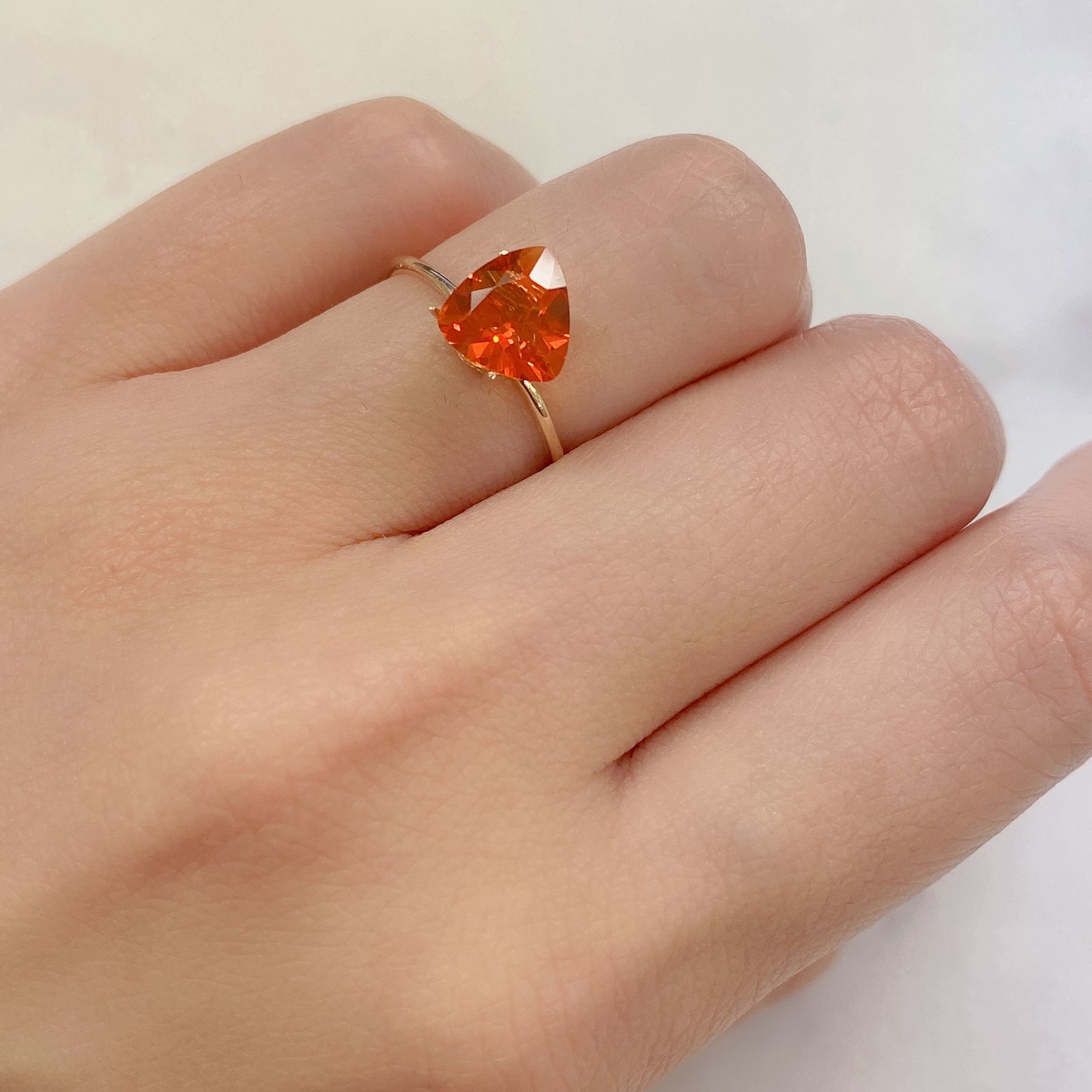 ファイヤーオパール(宝石名ファイヤー・オパール) メキシコ産 0.88ct