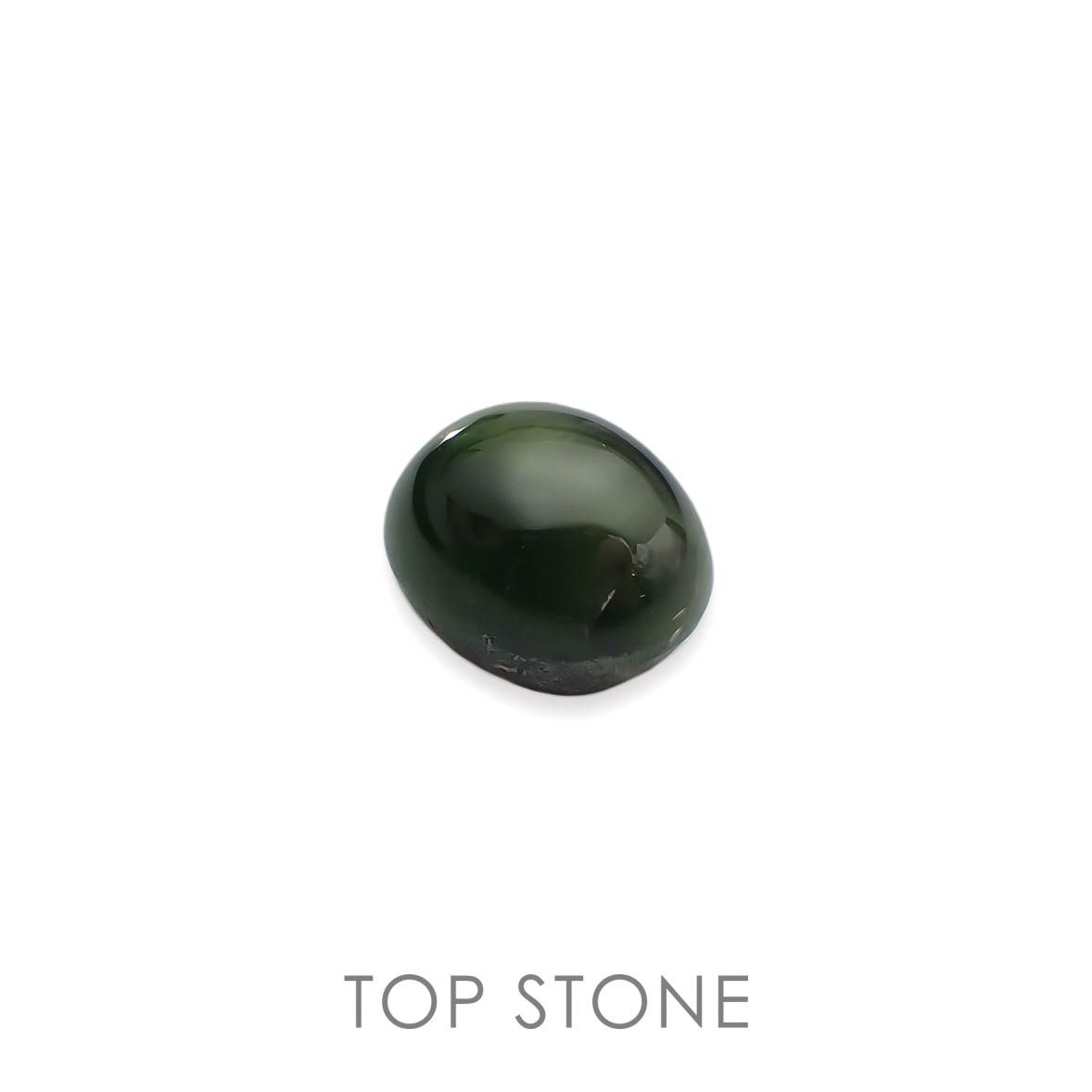 ダイオプサイドキャッツアイ(宝石名ダイオプサイト・キャッツアイ)ロシア産 5.111ct ソ付(CGL)[230120303]10x8.1mm前後
