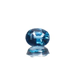 オーシャンブルーカイヤナイト(宝石名カイヤナイト)インド・オリッサ州産 0.42ct 識別済[240929165]4.9x3.8mm前後