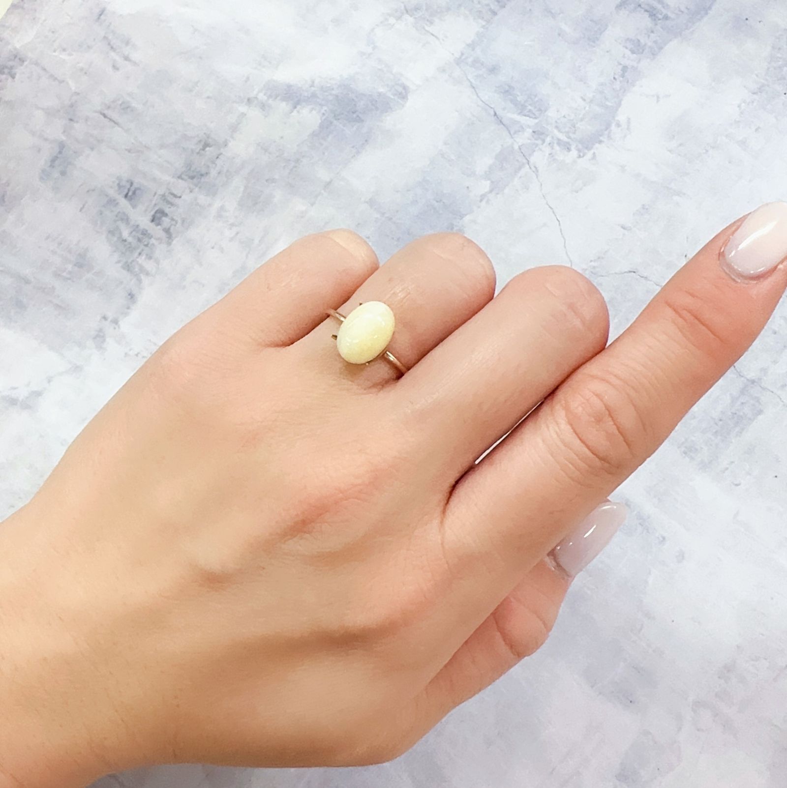 オパールキャッツアイ ブラジル・バイーア州産 2.48ct[230120060]10.7x7.7mm前後