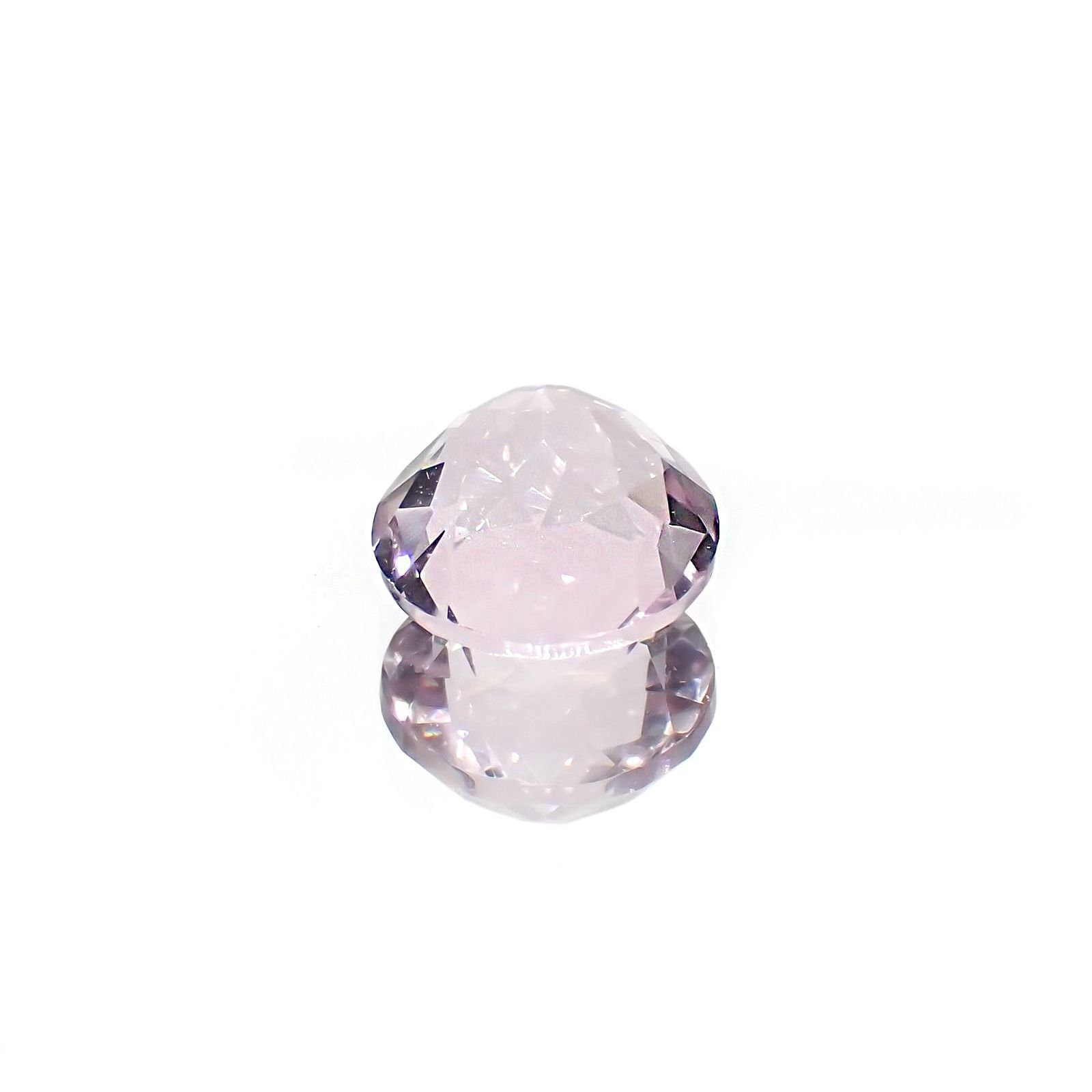 ピンクフローライト(宝石名フルオライト)ブラジル産 識別済 3.14ct / 8.9x8.8mm前後 [220115126]