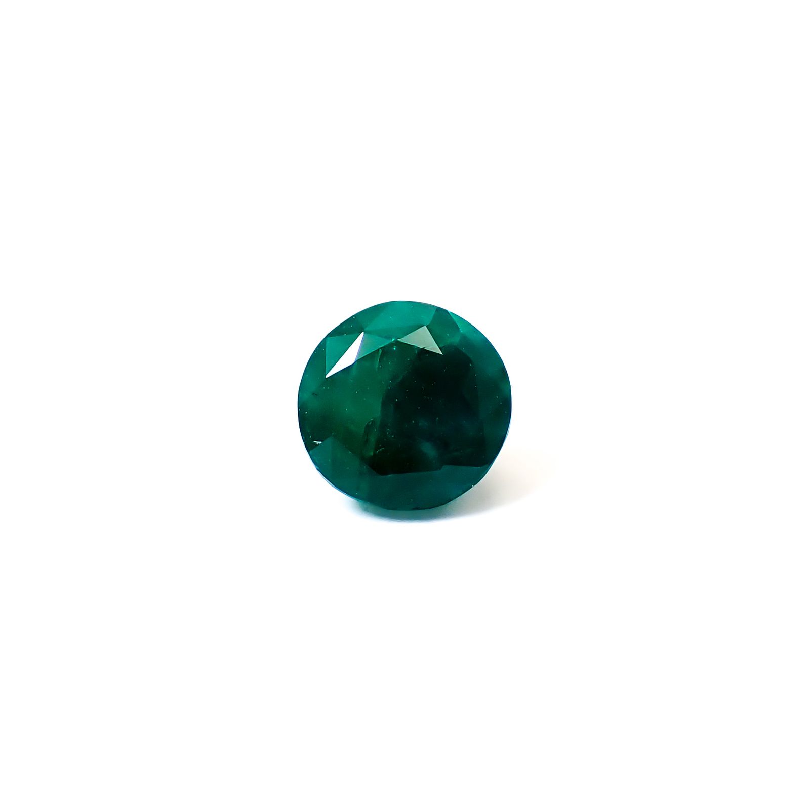 ダイオプテーズ ナミビア産 0.88ct / 5.7x5.6mm前後 [260632296]