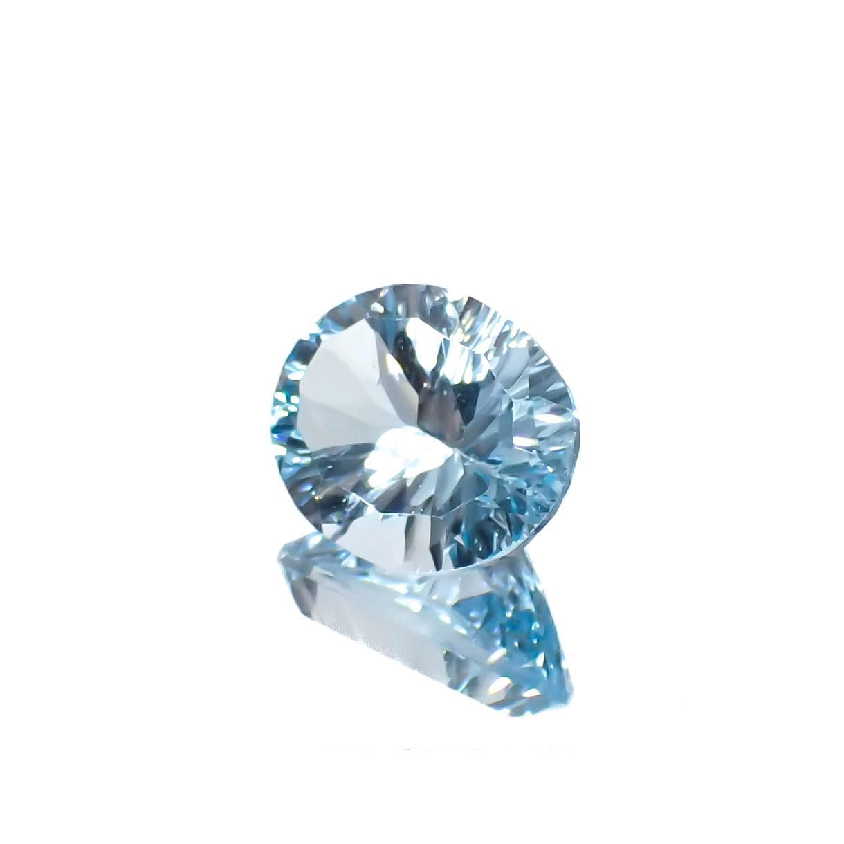 ブルートパーズ ブラジル産 3.03ct[221219352]10.1x7.9mm前後