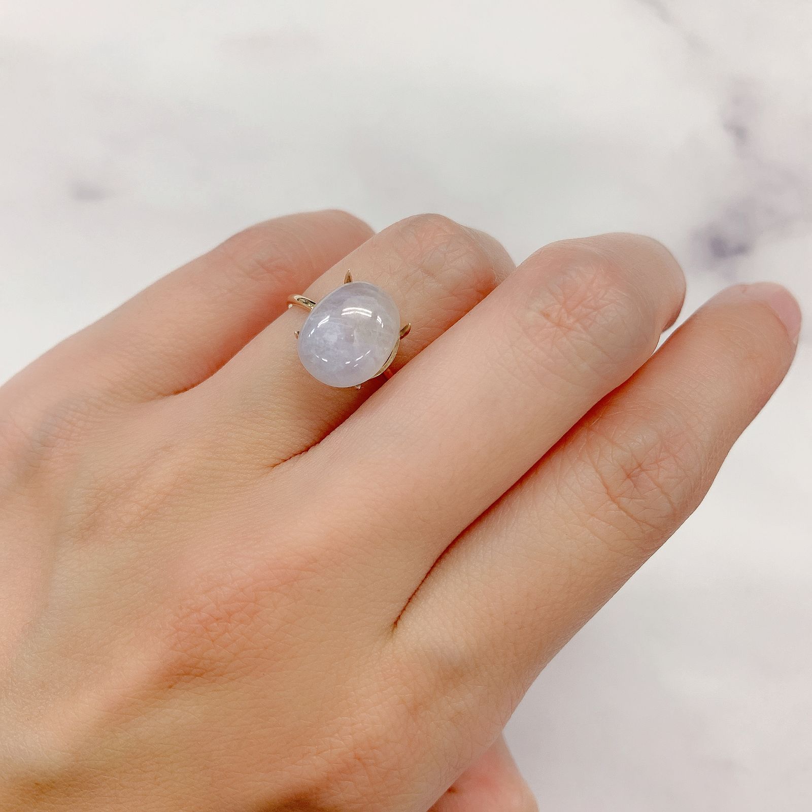 ハックマナイト(宝石名ハックマナイト) ビルマ産 4.415ct ソ付(彩珠)[210712122]11.5×9.1mm前後