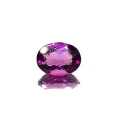 ピンクパープルフローライト 中国産 1.44ct[221018443]8.2x6.2mm前後