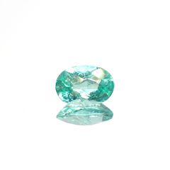 ◇チェッカーカット◇パライバトルマリン モザンビーク産 0.48ct[230220477]6.1x4.2mm前後