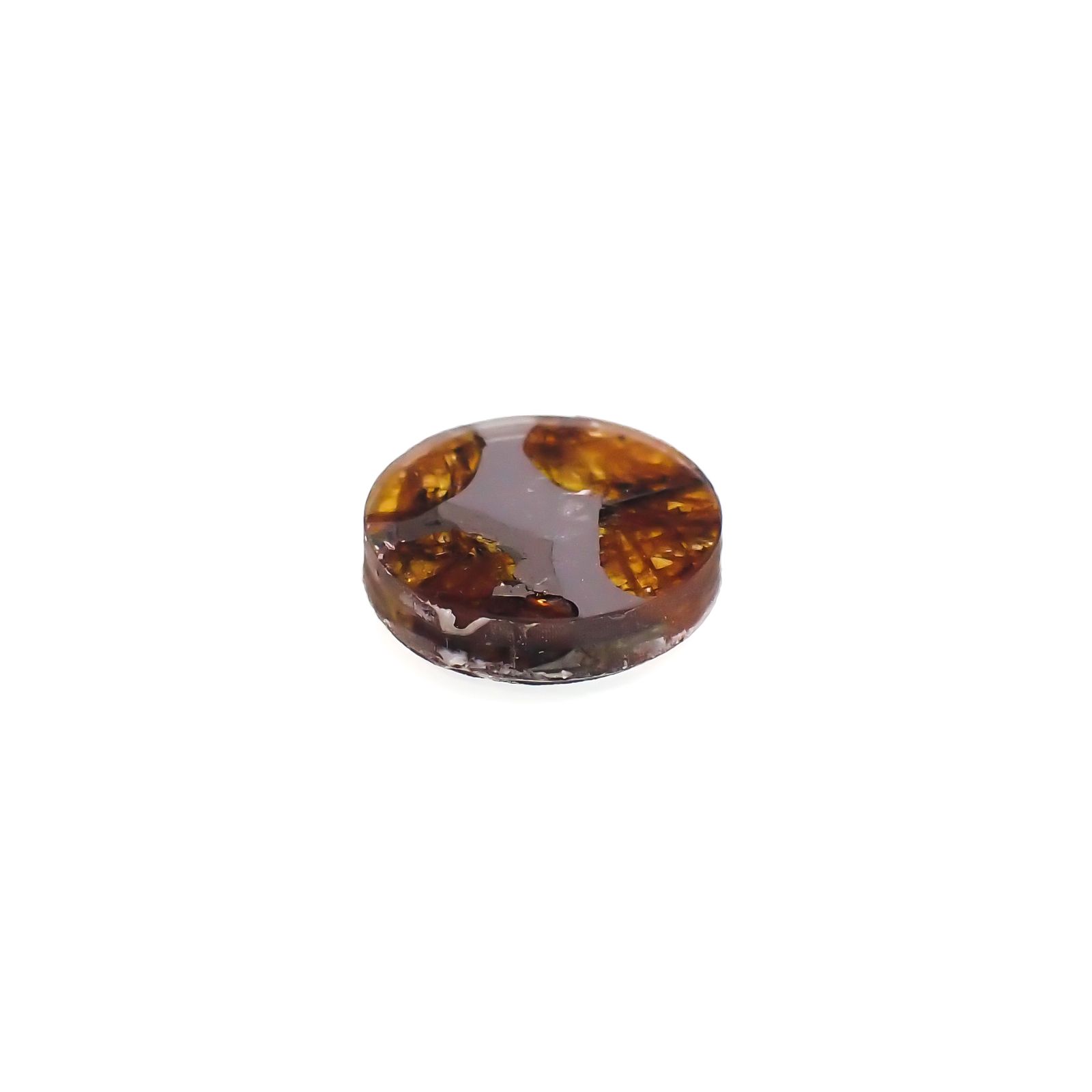 パラサイト隕石Sericho トリプレット 発見地：ケニア 4.42ct[231023673]12.2x12.2mm前後