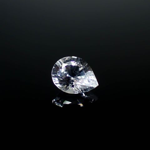 カラーレスサファイア スリランカ産 0.36ct [250830976]5x3.9mm前後