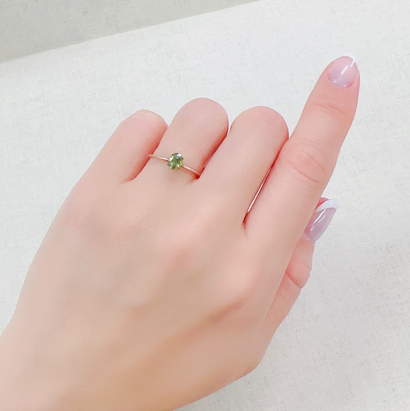 デマントイドガーネット ナミビア共和国産 0.56ct[230421379]5.1x4mm前後