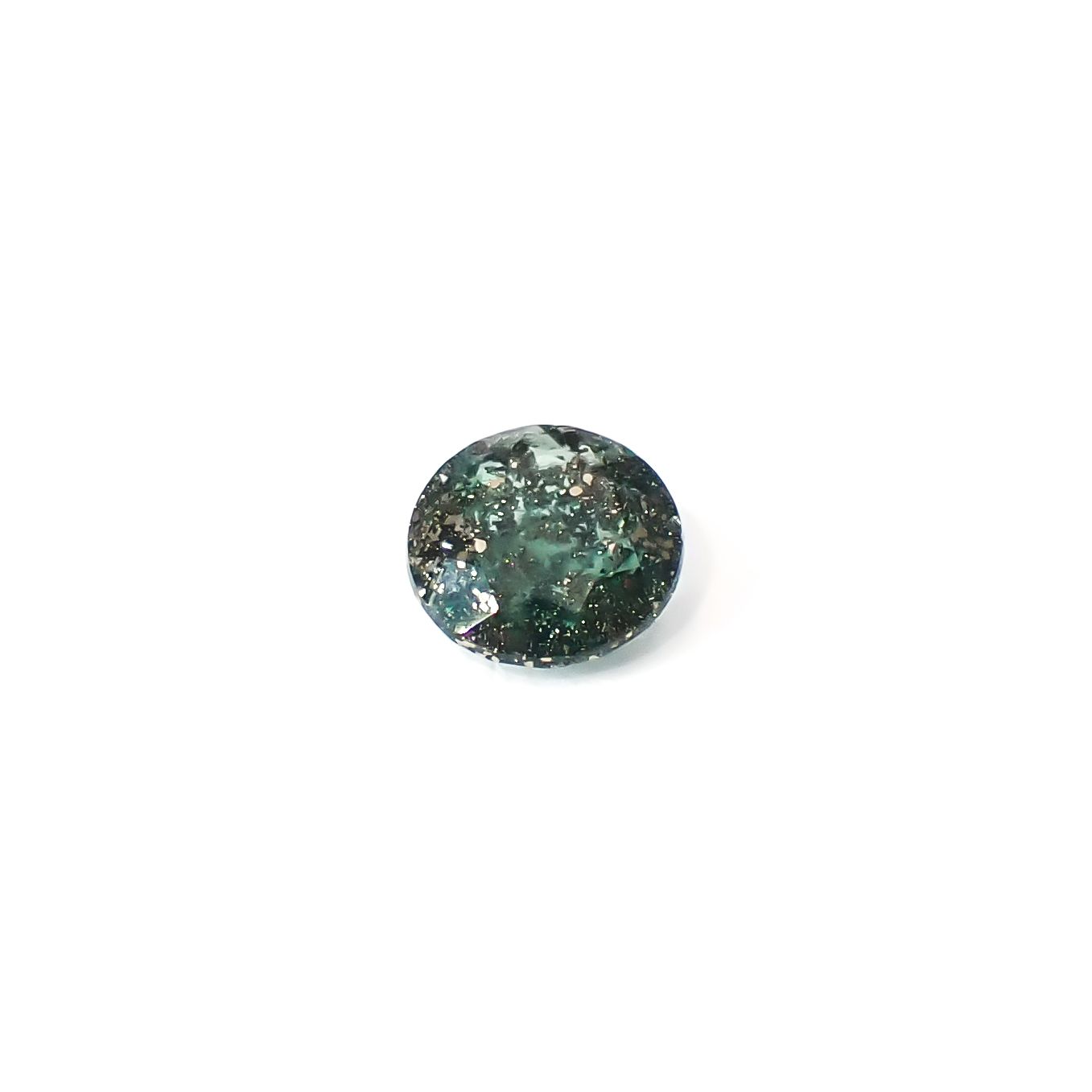 パイライトインエメラルド コロンビア産 0.22ct / 4.2x4.2mm前後 [260532125]
