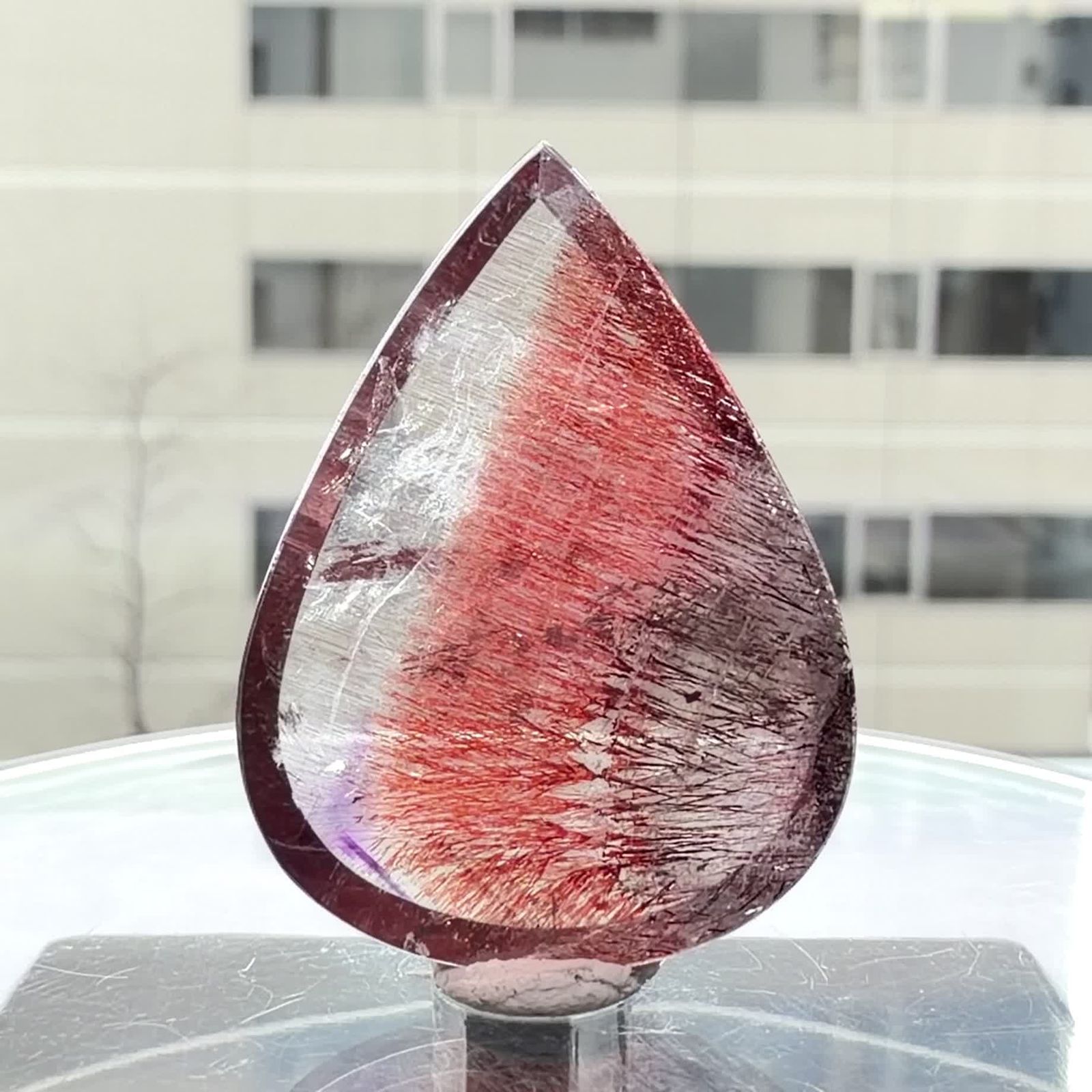 スーパーセブン ブラジル産 44.34ct / 35.7x26.7mm前後 [260131604