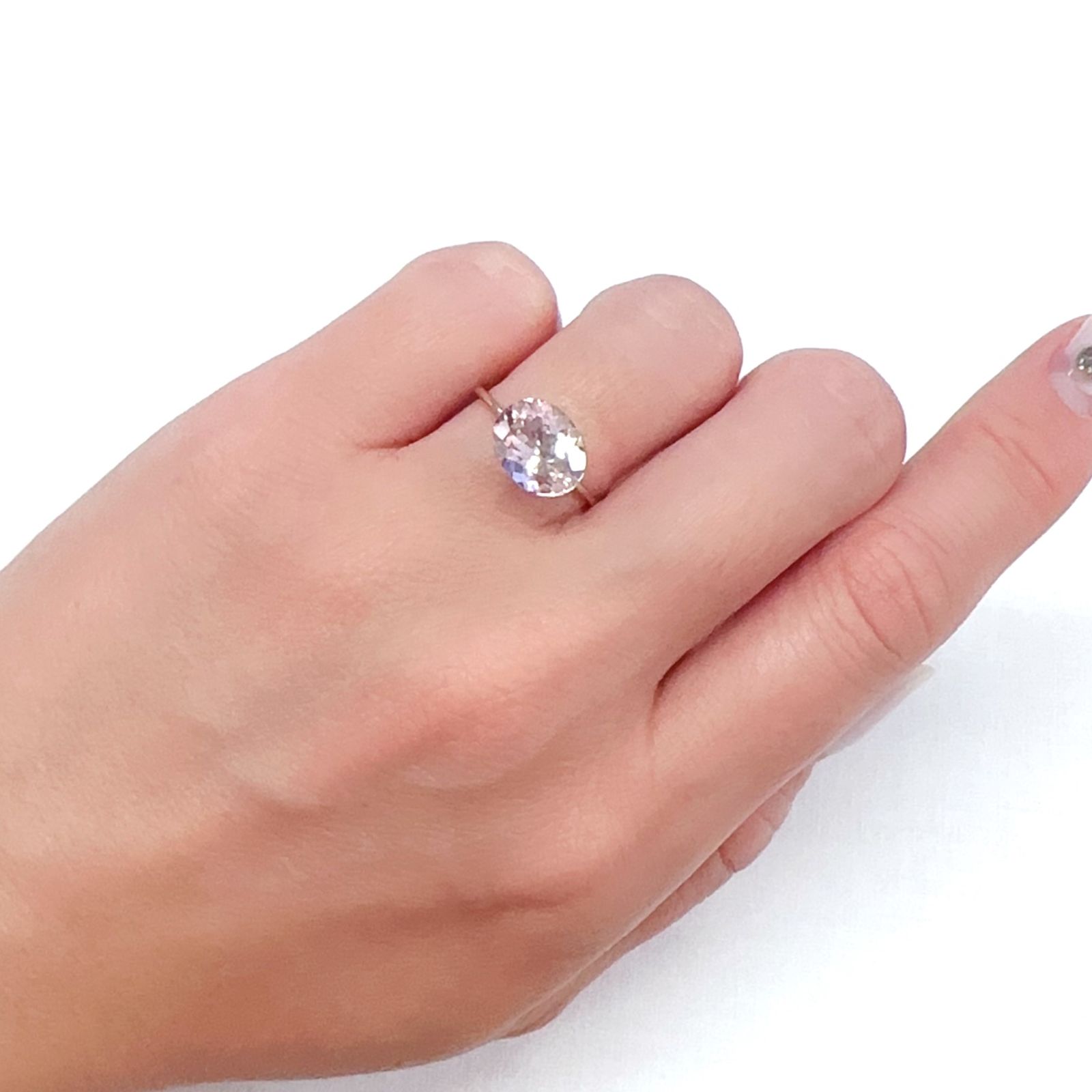 モルガナイト ブラジル/モザンビーク産 2.18ct[231224876]10.1x8.1mm前後