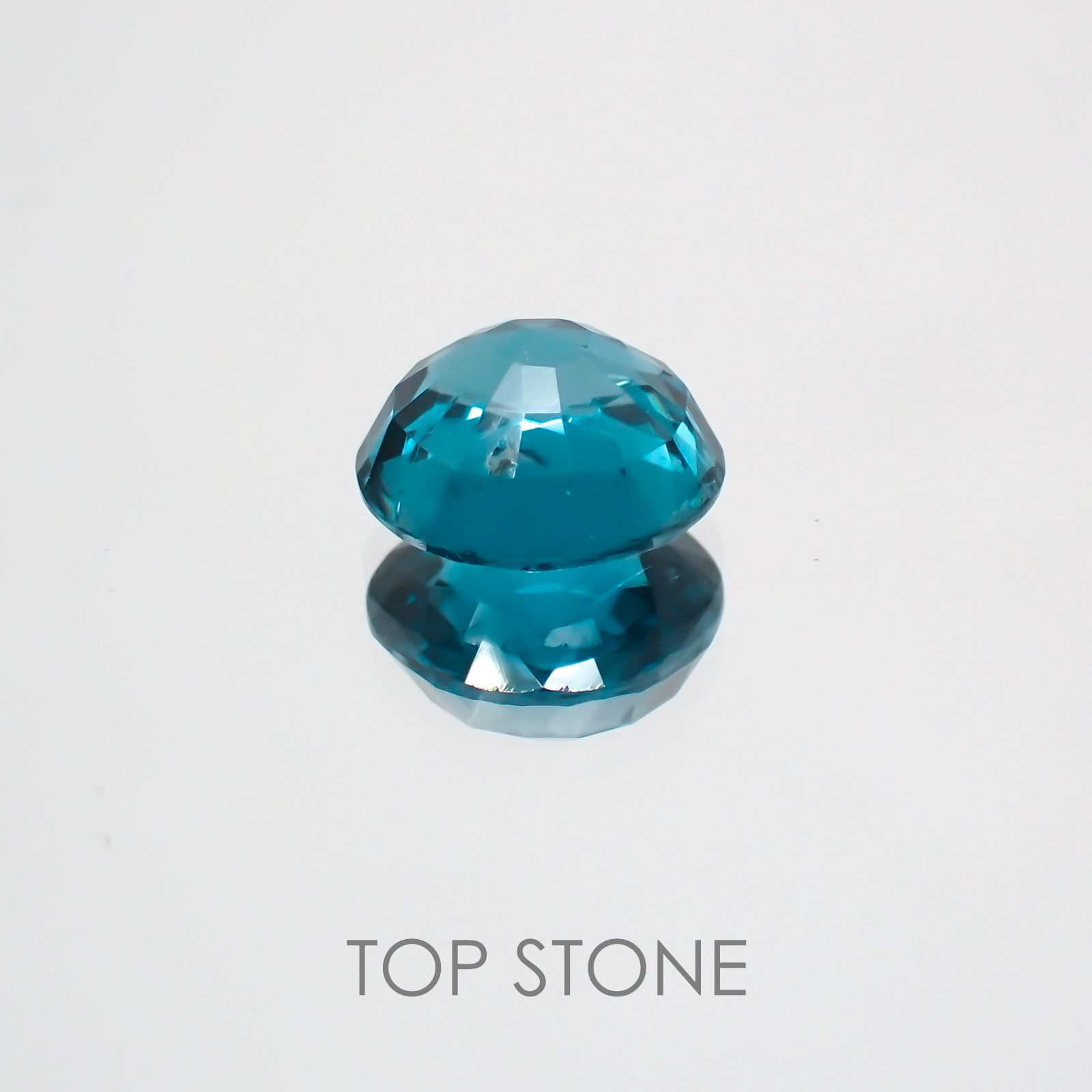 オーシャンブルーカイヤナイト インド産 ルース 1.73ct[210410517]7.1×7mm前後