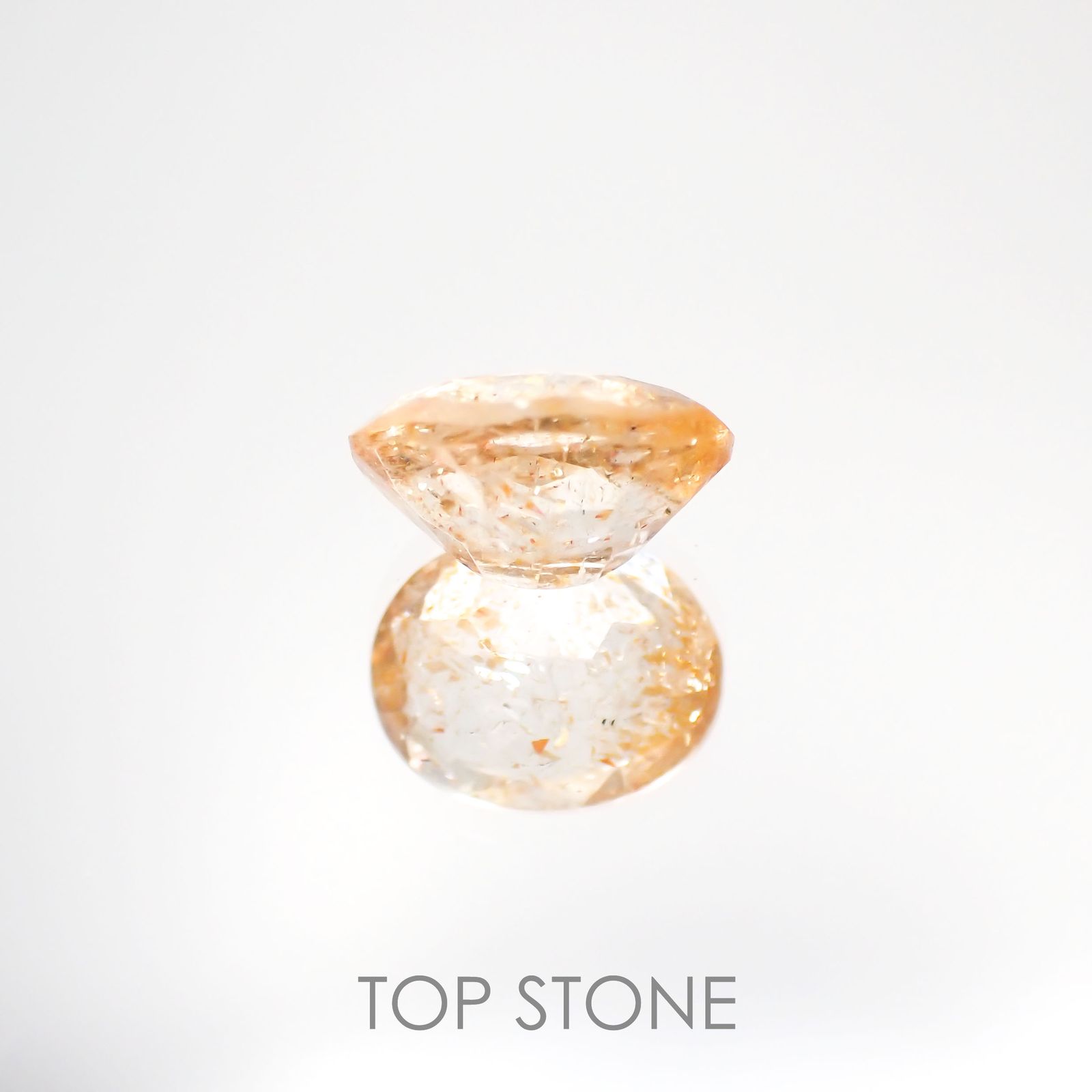 イリュージョンサンストーン インド産 1.65ct[221219258]8.7x6.9mm前後