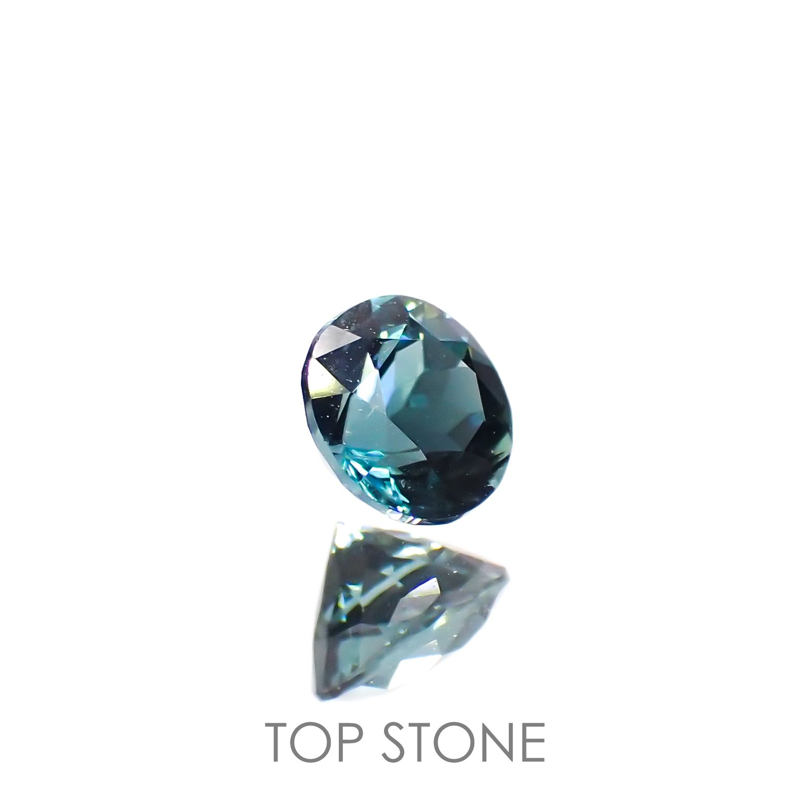ブルートルマリン(宝石名トルマリン)アフガニスタン産 0.52ct 識別済[220515845]4.8x4.7mm前後