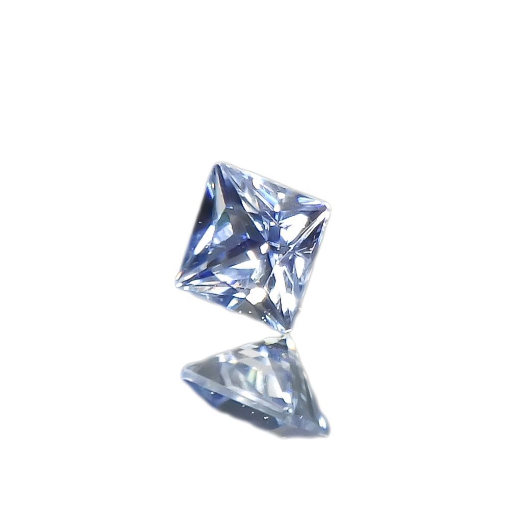 ◇プリンセスカット◇ベニトアイト アメリカ・カリフォルニア州産 0.063ct [221118976]2.1x2.1mm前後