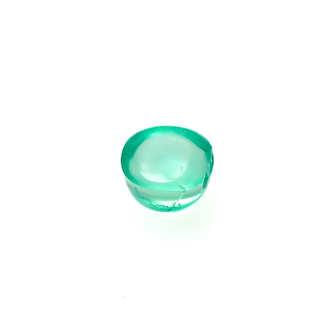 エメラルドキャッツアイ コロンビア産 0.29ct [241229554]3.8x3.6mm前後