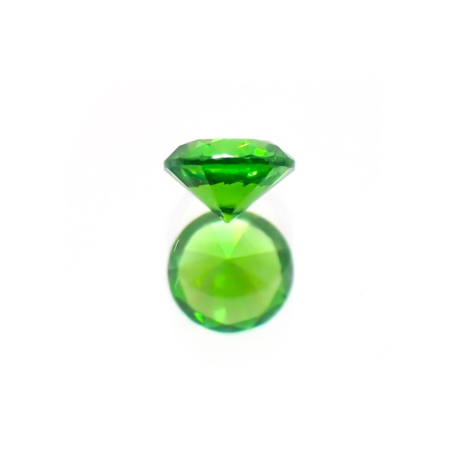 デマントイドガーネット(宝石名デマントイド・ガーネット)  ロシア産 0.137ct ソ付(彩珠)[210410508]3×3mm前後