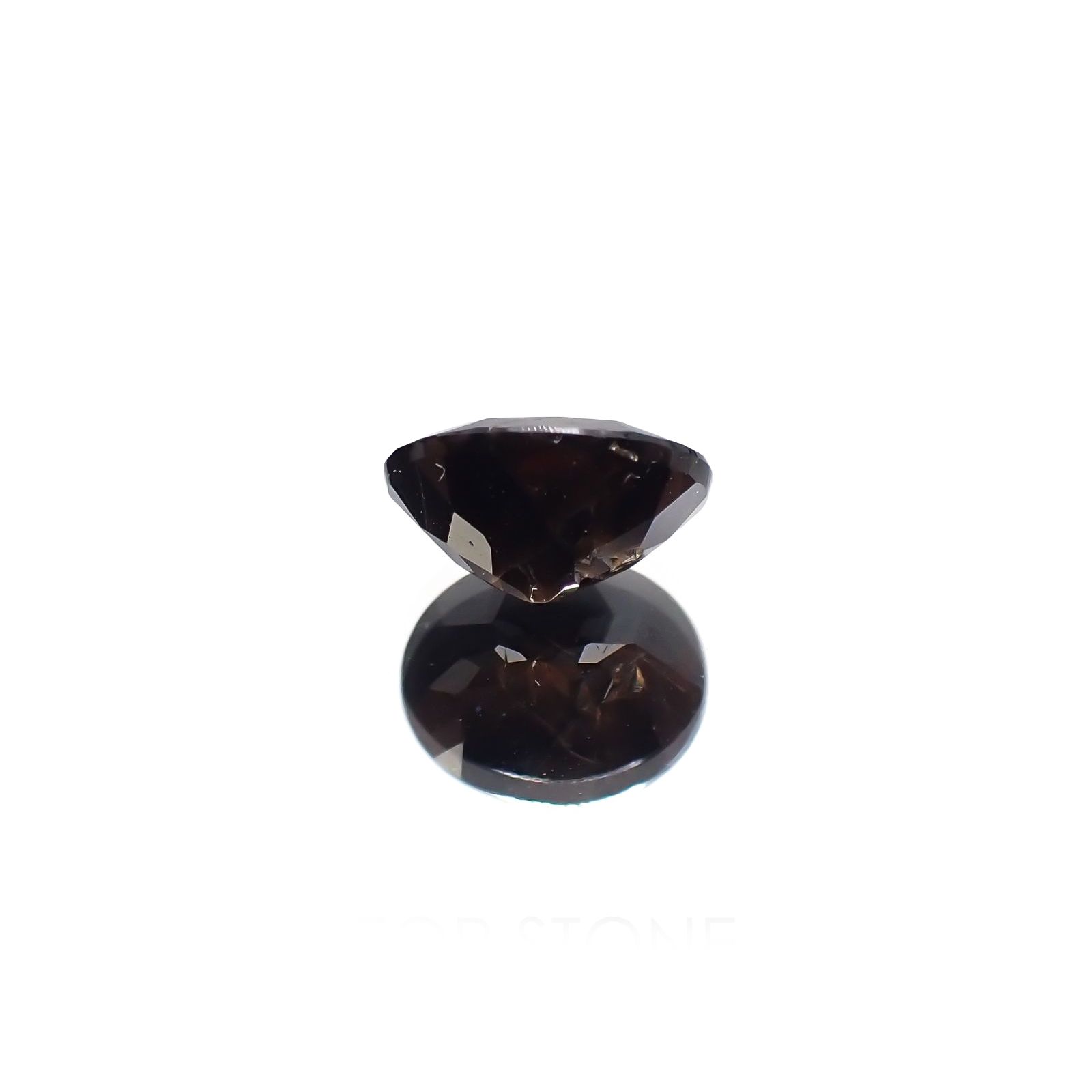 ゴールドシーンサファイア 非加熱(宝石名シーン・サファイア) ケニア産 ソ付(彩珠) 1.597ct / 7.6x6.2mm前後 [210712080]