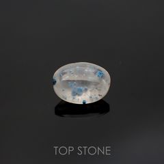 ◇バフカット◇パライバクォーツ ブラジル産 2.64ct[220115029]10.3x7.6mm前後
